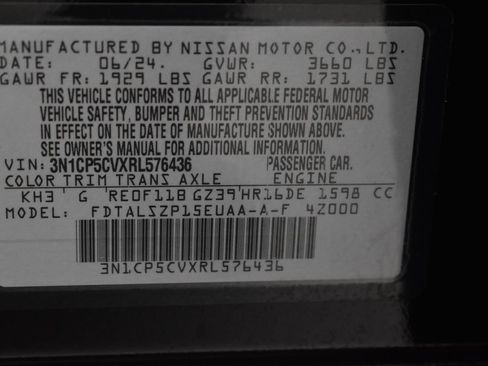 Certified 2024 Nissan Kicks SV FWD image 36