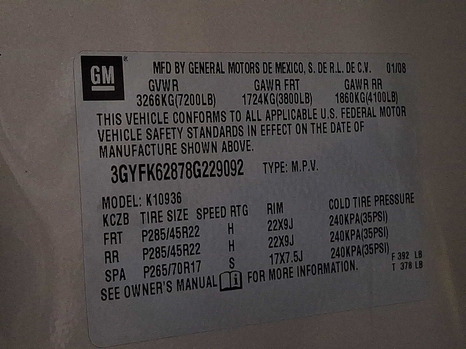 Used 2008 Cadillac Escalade EXT AWD/4WD image 30