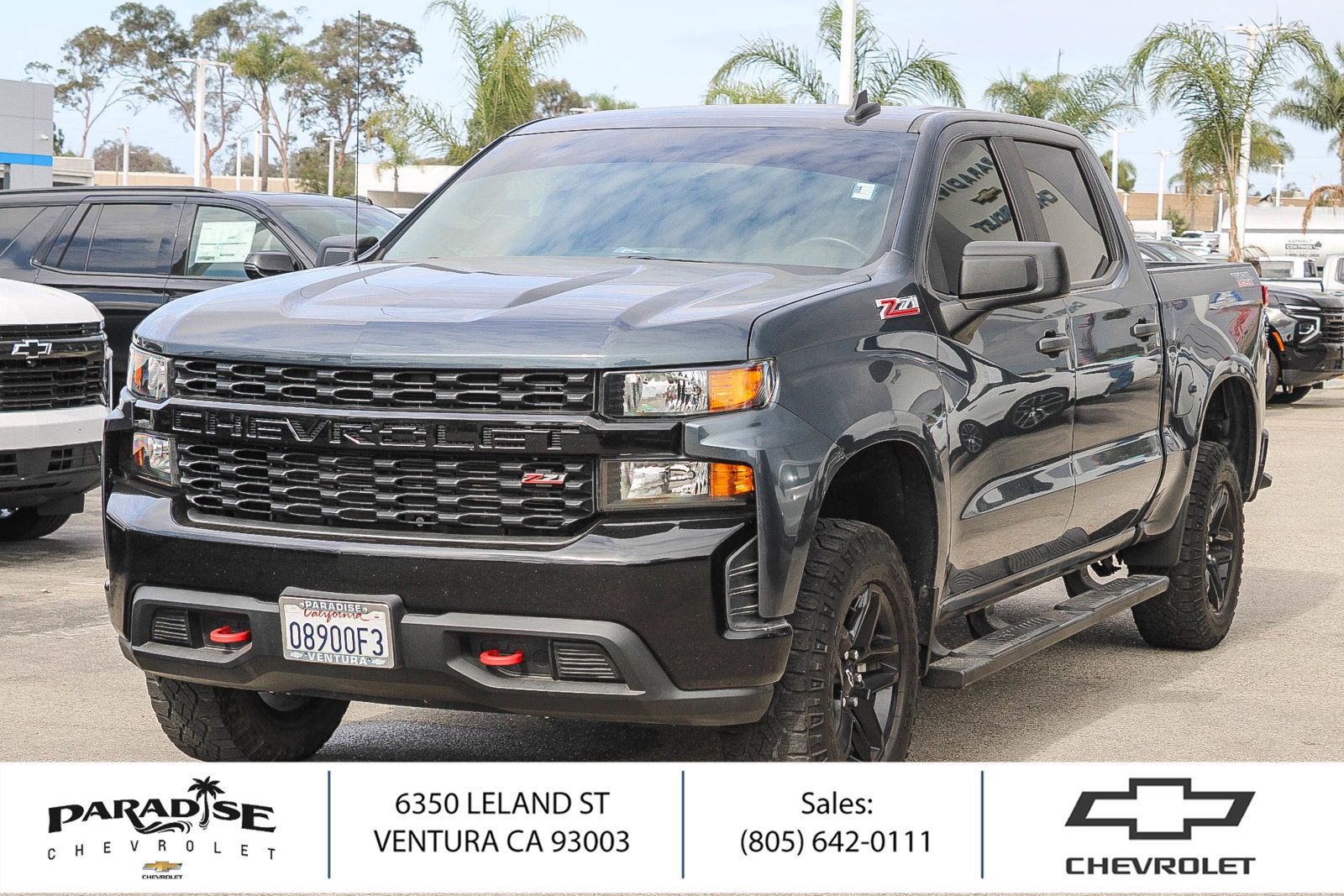 Used 2021 Chevrolet Silverado 1500 Custom Trail Boss AWD/4WD image 1