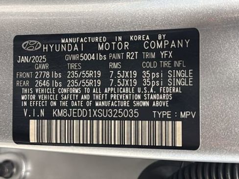 Used 2025 Hyundai Tucson Limited AWD/4WD image 28