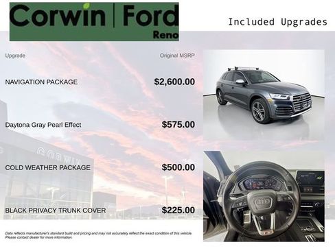 Used 2018 Audi SQ5 Premium Plus w/ Navigation Package AWD/4WD image 3
