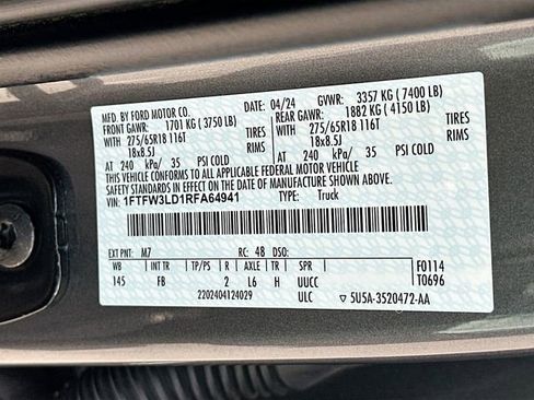 Used 2024 Ford F150 XLT w/ Equipment Group 302A MID AWD/4WD image 31