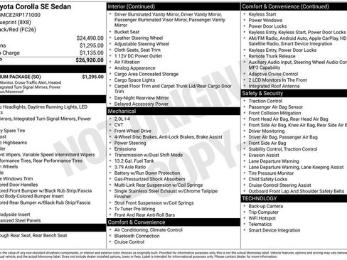 Used 2024 Toyota Corolla SE w/ SE Premium Package FWD image 34