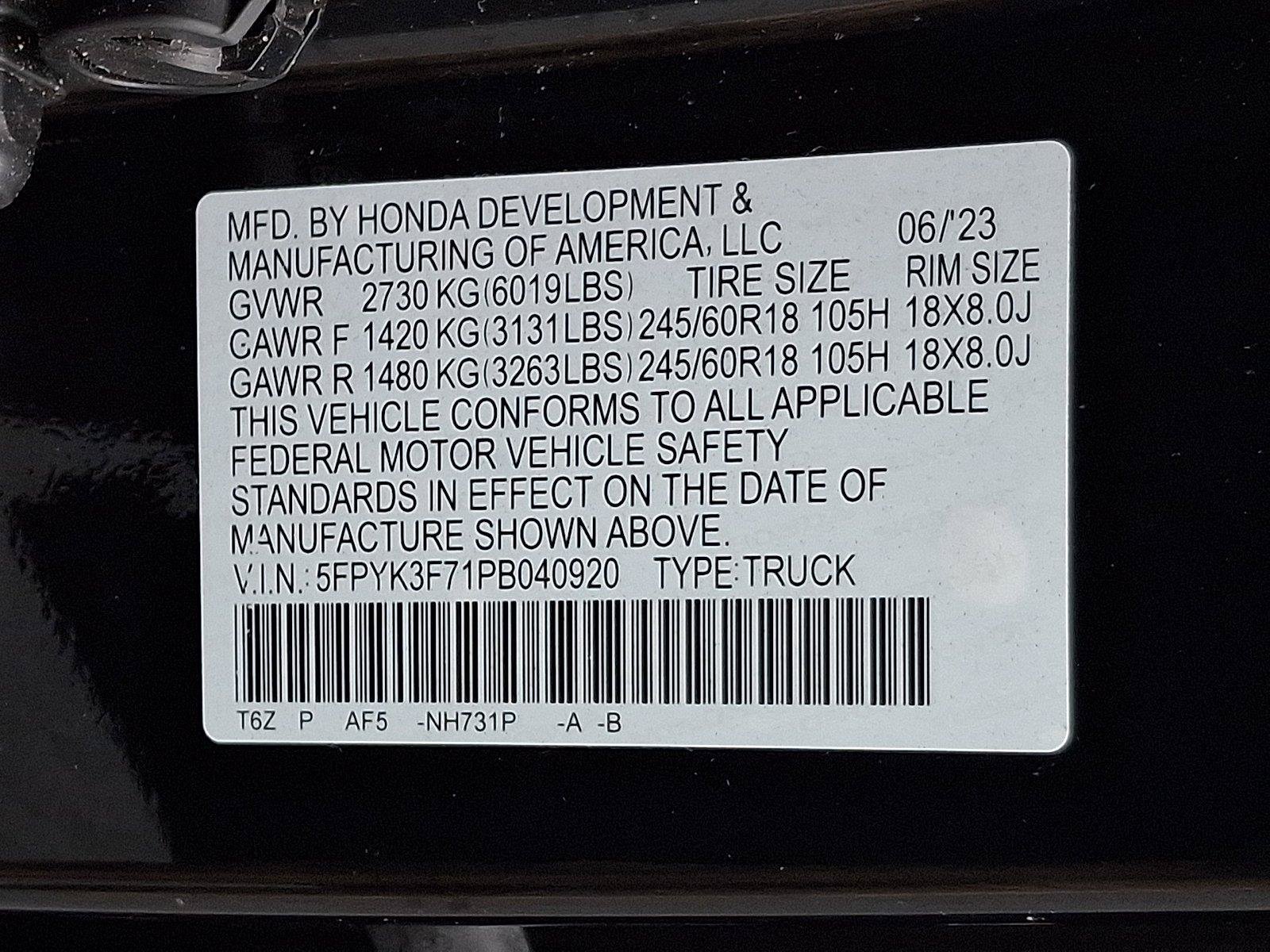 Used 2023 Honda Ridgeline RTL-E image 29