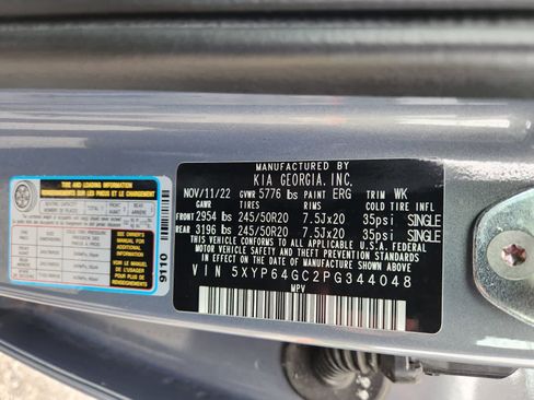 Used 2023 Kia Telluride S w/ S Sunroof Package FWD image 34