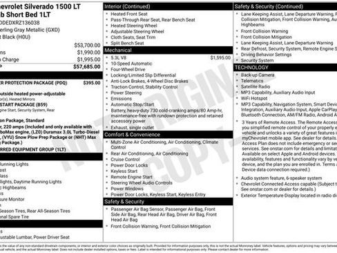 Certified 2024 Chevrolet Silverado 1500 LT w/ LPO, Liner Protection Package AWD/4WD image 37