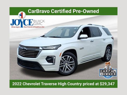 Certified 2022 Chevrolet Traverse High Country AWD/4WD image 1