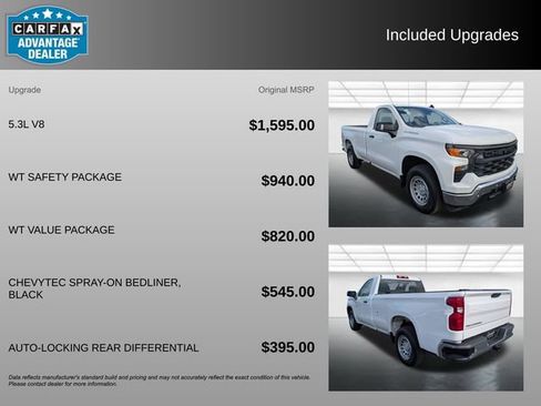 Used 2025 Chevrolet Silverado 1500 W/T w/ WT Safety Package RWD image 3