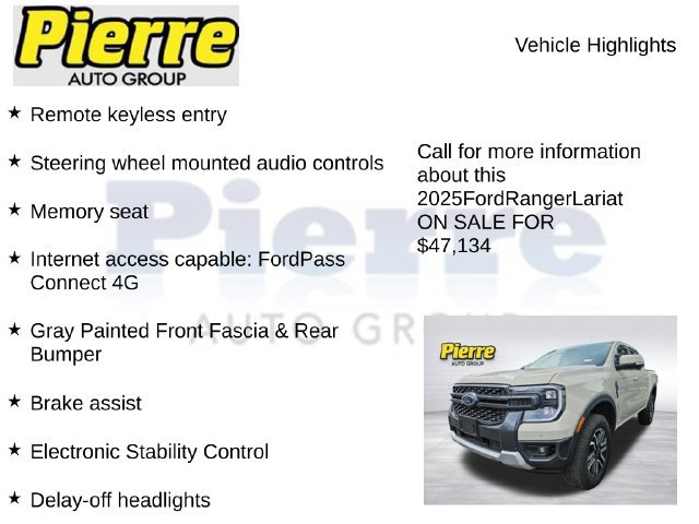 Used 2025 Ford Ranger Lariat AWD/4WD image 12