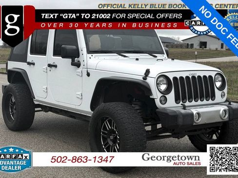 Used 2016 Jeep Wrangler Unlimited Sahara w/ Connectivity Group AWD/4WD image 1