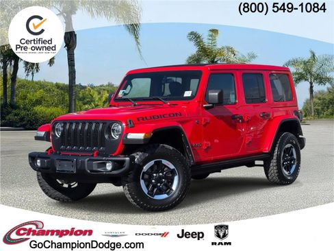 Certified 2021 Jeep Wrangler Unlimited Rubicon image 1