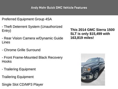 Used 2014 GMC Sierra 1500 SLT w/ Suspension Package, Off-Road AWD/4WD image 15