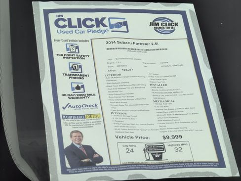 Used 2014 Subaru Forester 2.5i image 12