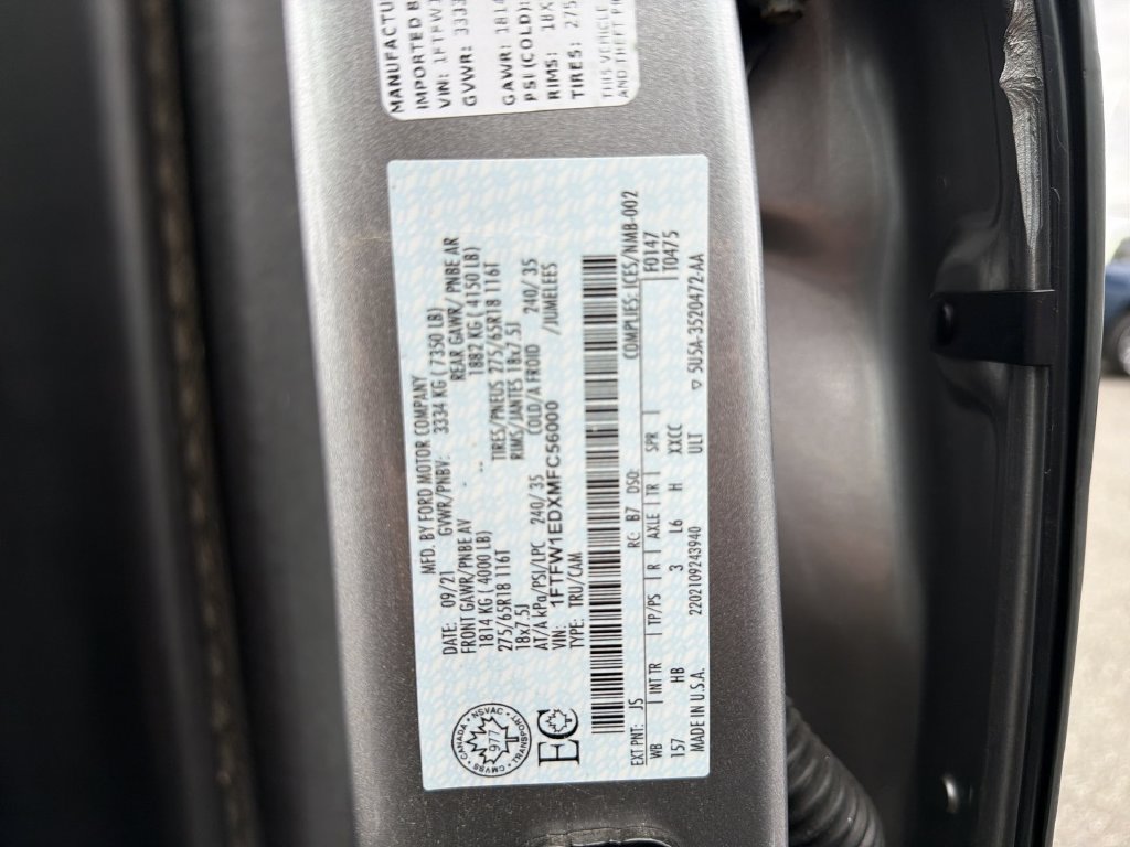 Used 2021 Ford F150 Lariat w/ Equipment Group 502A High AWD/4WD image 36