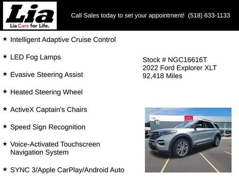 Used 2022 Ford Explorer XLT w/ Equipment Group 202A AWD/4WD image 36