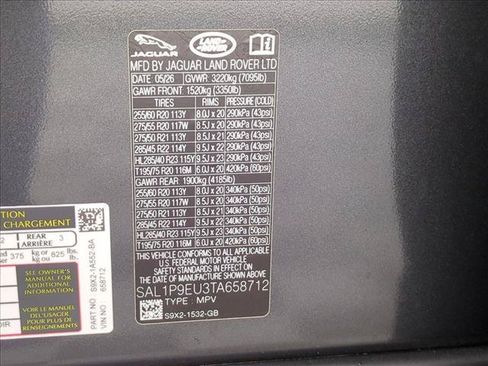 New 2026 Land Rover Range Rover Sport SE AWD/4WD image 18