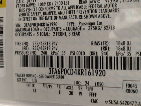 Used 2019 Ford Fusion SEL image 33