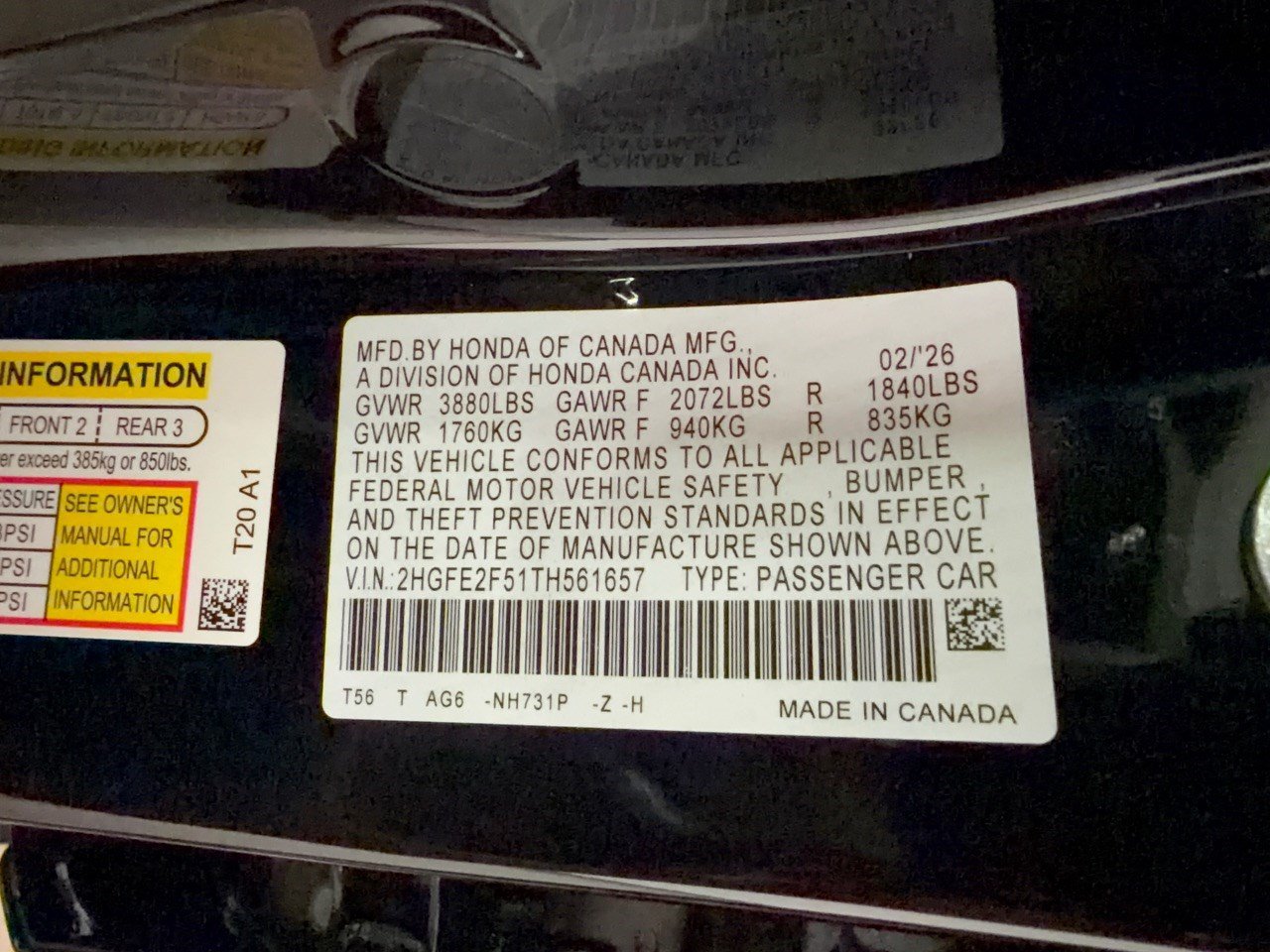 Used 2026 Honda Civic Sport image 31