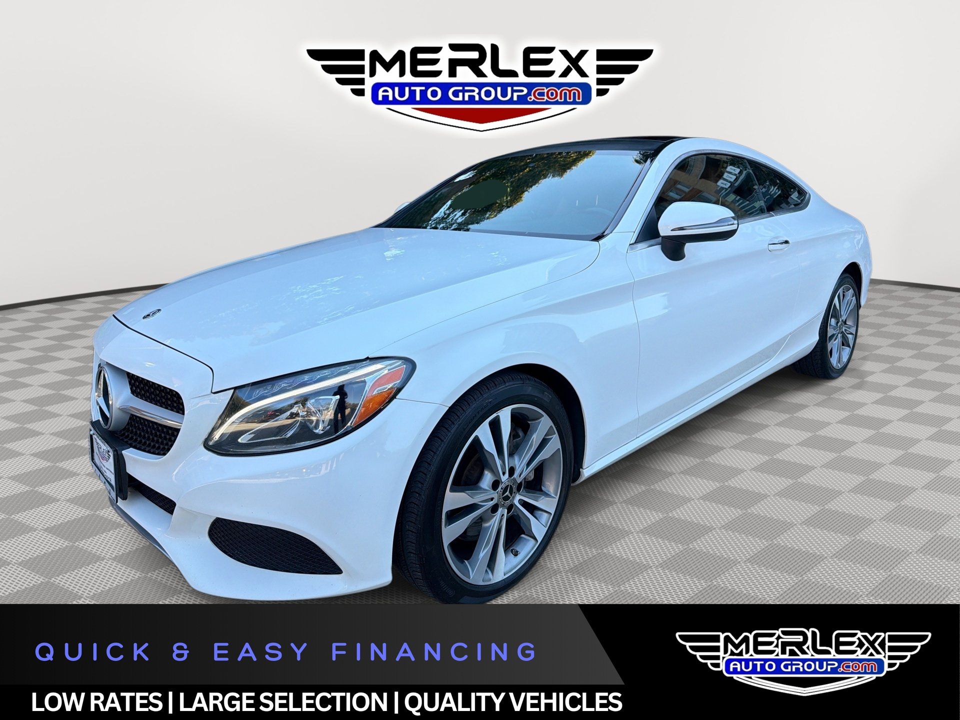 Used 2018 Mercedes-Benz C 300 4MATIC Coupe w/ Premium Package image 1