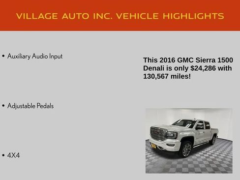 Used 2016 GMC Sierra 1500 Denali w/ Denali Ultimate Package AWD/4WD image 28