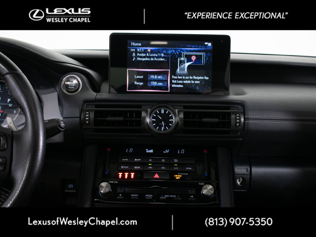 Certified 2024 Lexus IS 350 F Sport w/ Memory Package RWD image 20