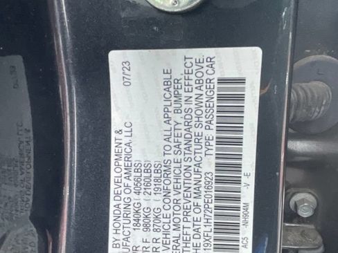 Used 2023 Honda Civic EX-L image 8