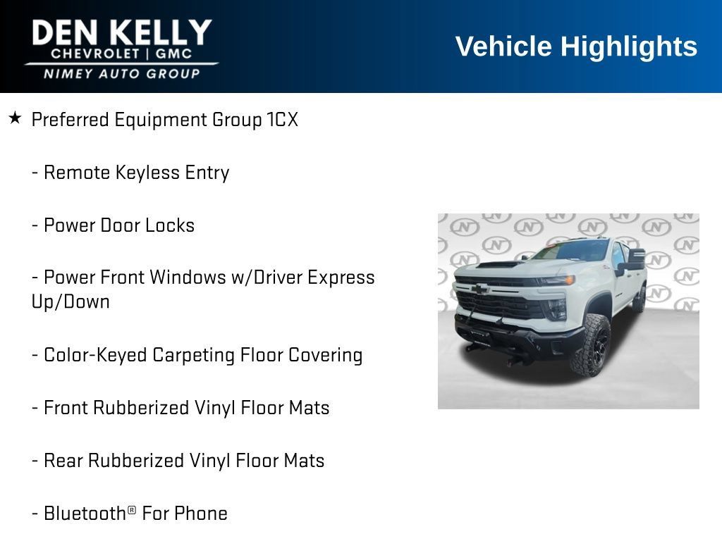 Used 2024 Chevrolet Silverado 2500 Custom w/ Custom Value Package AWD/4WD image 11