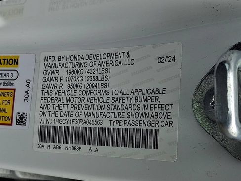 Used 2024 Honda Accord EX image 28