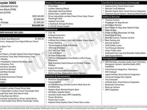 Used 2021 Chrysler 300 S image 10