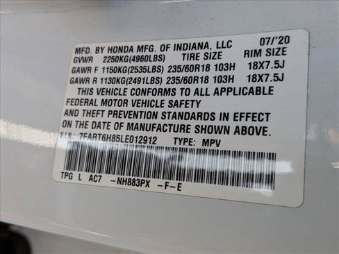 Used 2020 Honda CR-V EX-L image 17