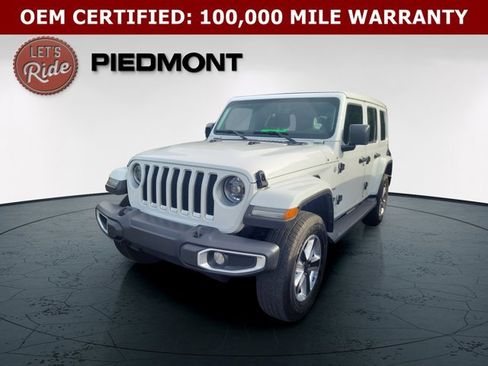 Certified 2023 Jeep Wrangler Unlimited Sahara w/ LED Lighting Group AWD/4WD image 1