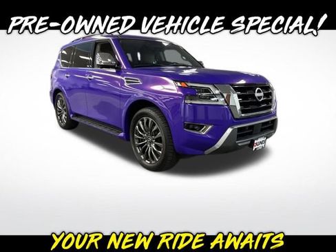 Used 2023 Nissan Armada Platinum w/ Captain's Chairs Package image 1