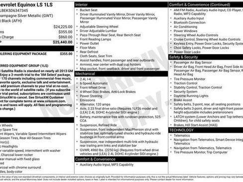 Used 2013 Chevrolet Equinox LS image 2