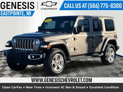 Used 2021 Jeep Wrangler Unlimited Sahara w/ Uconnect 4C Nav & Sound Group