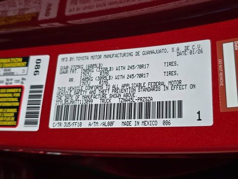 Used 2026 Toyota Tacoma SR5 image 34