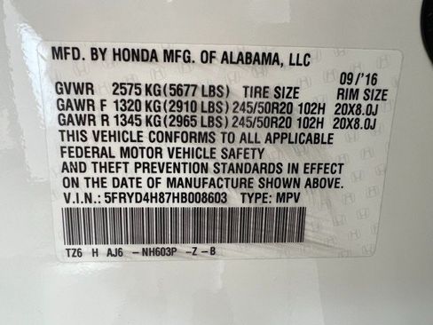 Used 2017 Acura MDX SH-AWD w/ Advance Package image 32