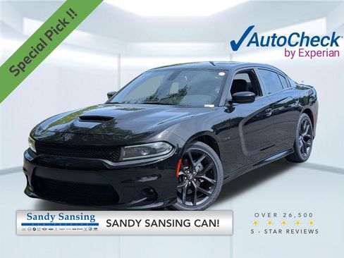 Used 2022 Dodge Charger R/T w/ Blacktop Package RWD image 1