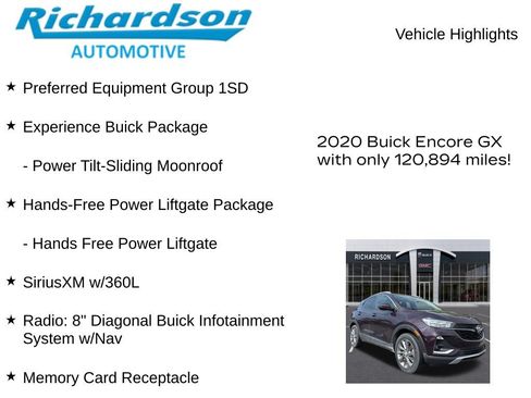 Used 2020 Buick Encore GX Select w/ Experience Buick Package AWD/4WD image 12