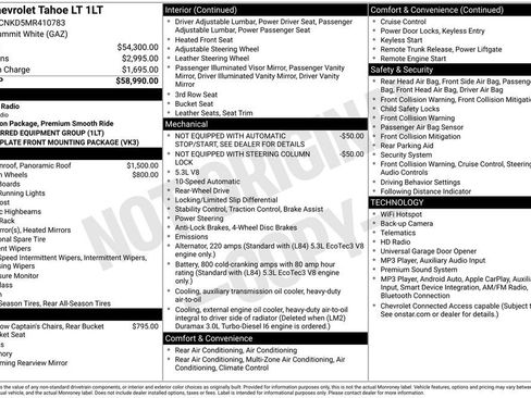 Used 2021 Chevrolet Tahoe LT RWD image 36