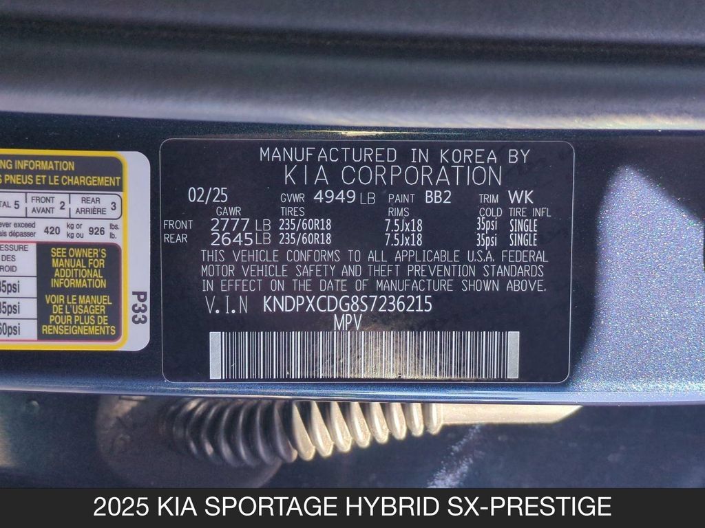 Used 2025 Kia Sportage SX Prestige AWD/4WD image 25