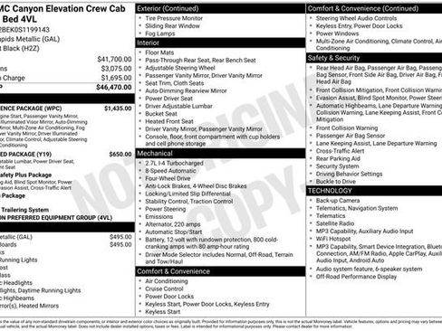 Used 2025 GMC Canyon Elevation w/ Convenience Package AWD/4WD image 7