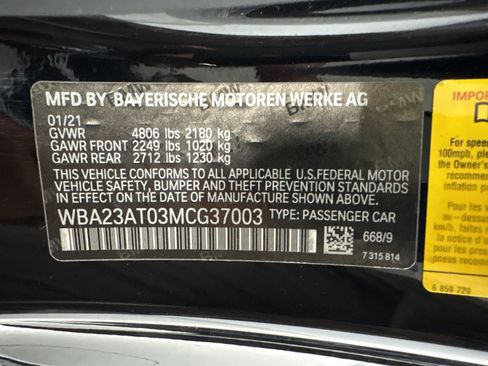 Used 2021 BMW 430i Convertible w/ Convenience Package RWD image 27