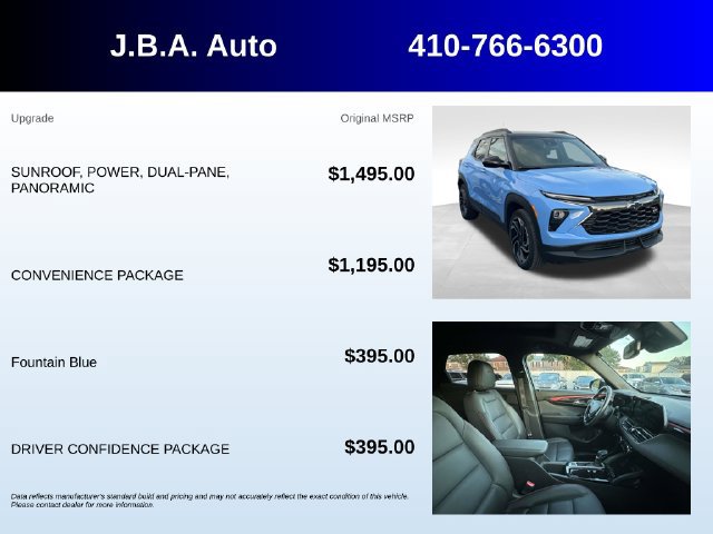 Certified 2024 Chevrolet TrailBlazer RS w/ Convenience Package AWD/4WD image 5
