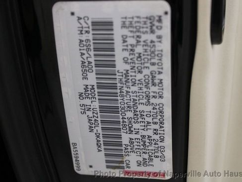 Used 2003 Lexus SC 430 Convertible image 44