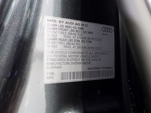 Used 2022 Audi SQ8 Prestige AWD/4WD image 45