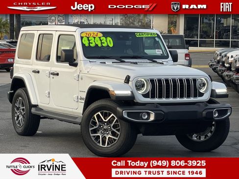 Certified 2024 Jeep Wrangler Sahara w/ Technology Group image 1