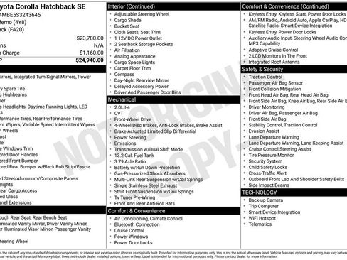 Used 2025 Toyota Corolla SE image 7