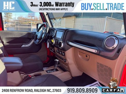 Used 2015 Jeep Wrangler Unlimited Sahara w/ Connectivity Group image 20