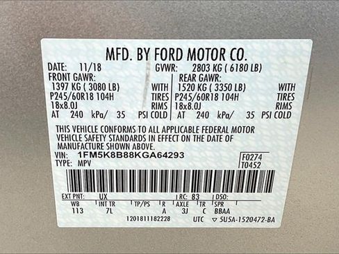 Used 2019 Ford Explorer 4WD w/ Class III Trailer Tow Package image 36