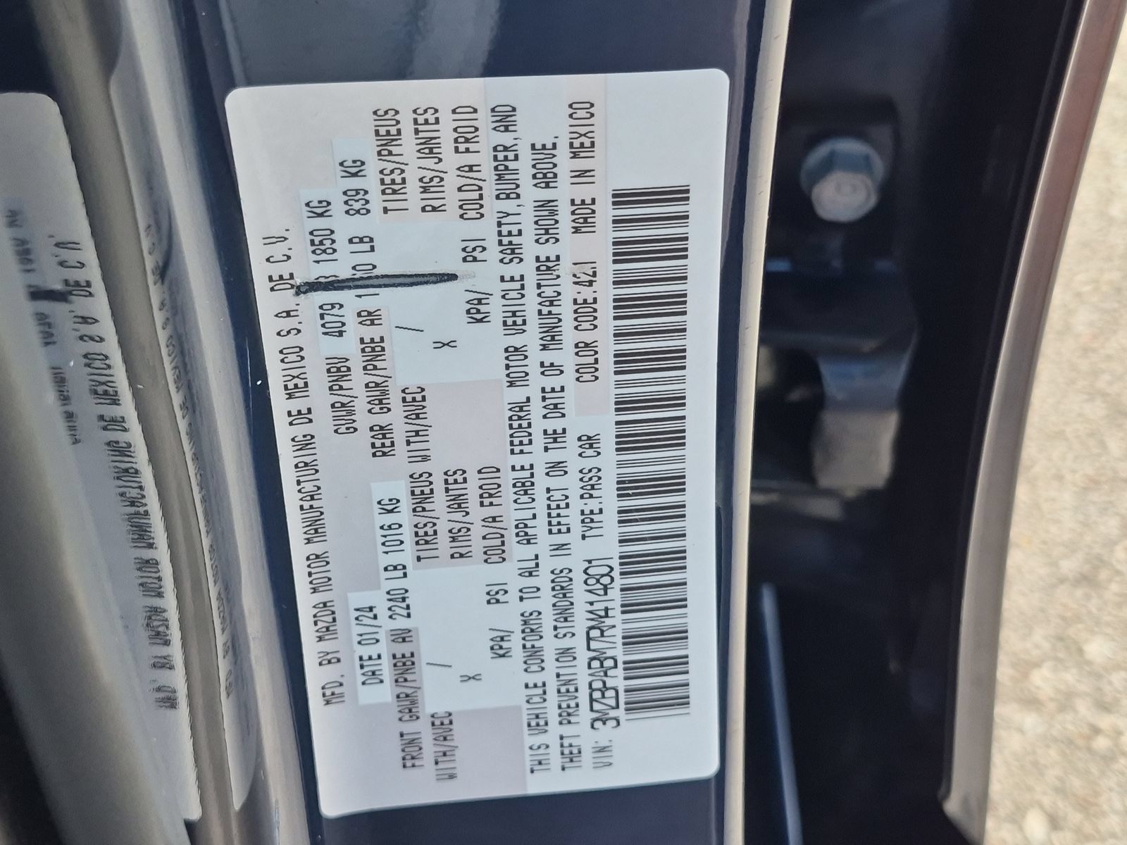 Used 2024 MAZDA MAZDA3 s FWD image 23